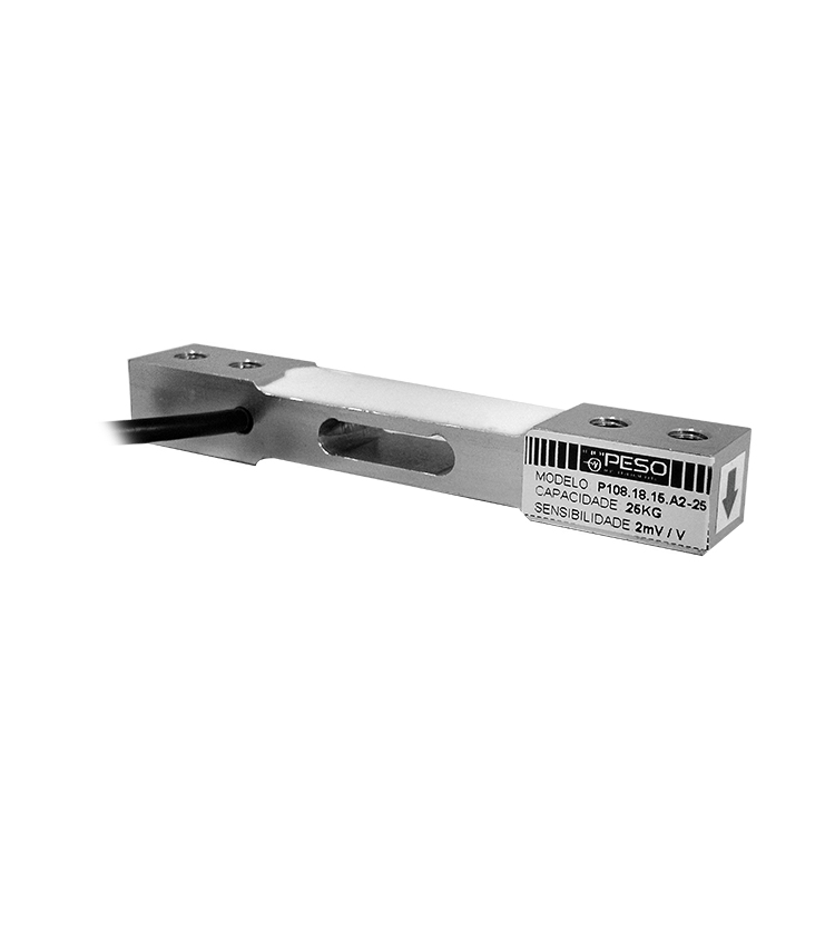Célula de Carga P108.18.A2-25 - Capacidade 25kg - Alumínio - M6 - IP65  (P108.18.15.A2-25)